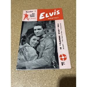 VTG Elvis Monthly New Series No 1 Elvis Birthday Number UK Fan Magazine c1961